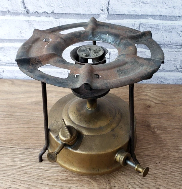 Collectible AJANTA Kranti Original Vintage  Antique Old Brass Excellent Stove.
