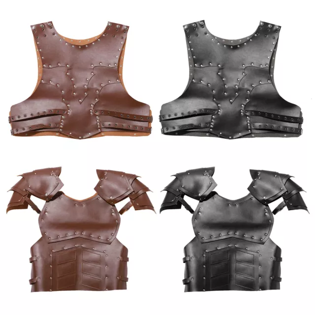 Protector Chest Armor Buckle Belt Body Armor PU Leather Cosplay Halloween