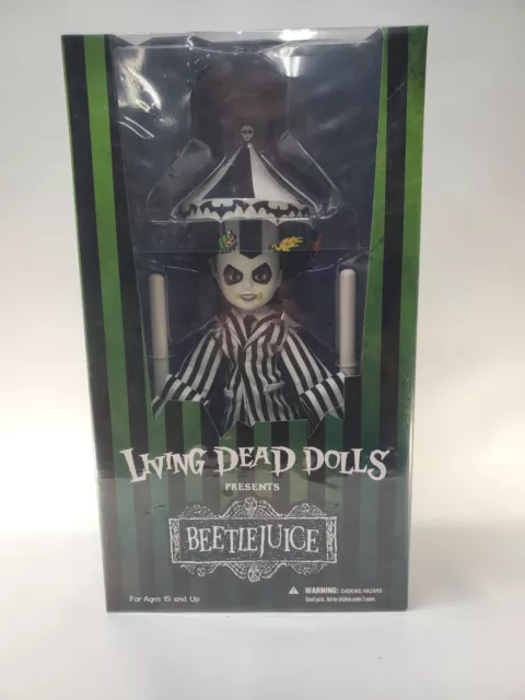 Living Dead Dolls Presents: Beetlejuice Showtime Mezco 2016 New/Sealed