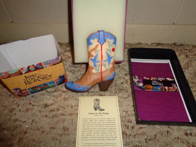 Just The Right Shoe - By Raine Willitts - Home On The Range - #25095 - With Coa!
