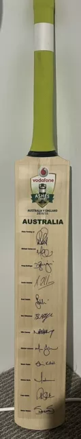 2010/11 Australia v England Ashes Series - Australian Team Signed Full Size Bat