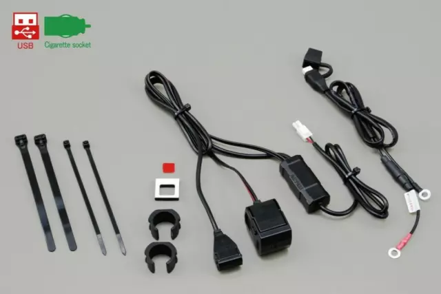 Daytona Motorcycle Power Supply USB and 12V Socket