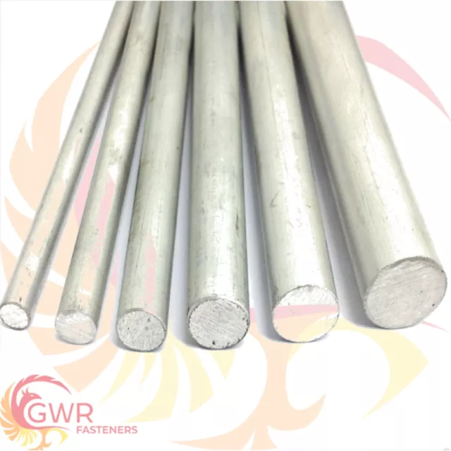 6082 T6 Aluminium Round Bar Rod 1" 1 1/8" 1 1/4" 1 3/8" 1 1/2" 1 5/8" 1 3/4" 2"