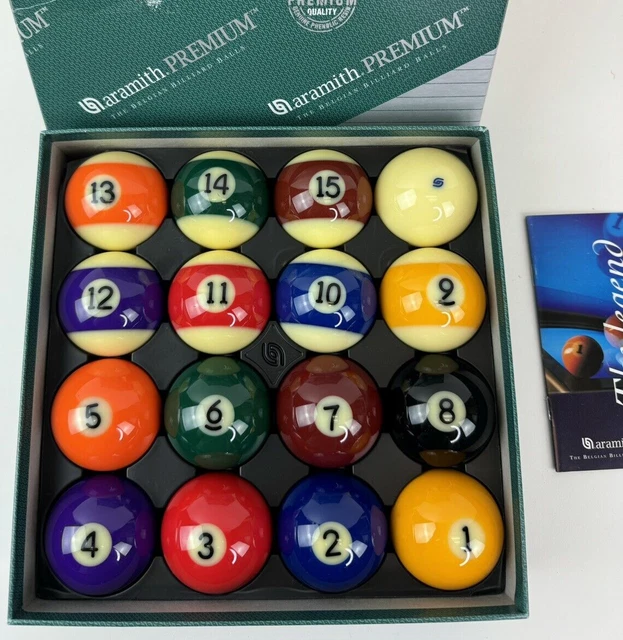 Aramith Silver 2 Premier Pool Ball - Official Size & Weight, Made In Belgium