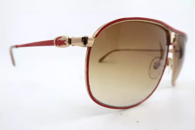 Vintage Lacoste Sunglasses mod 181 col L 270 men's medium made in France superb