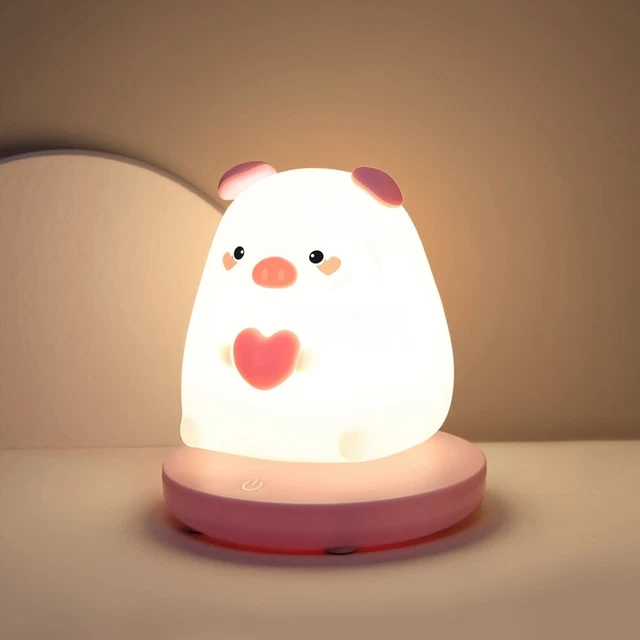 Nursery Lamp LED Night Light Rechargeable For Kids