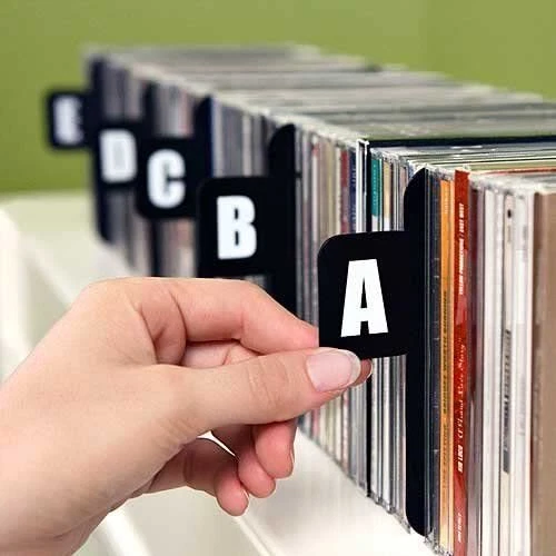 Bandwagon Alphabet DVD Dividers