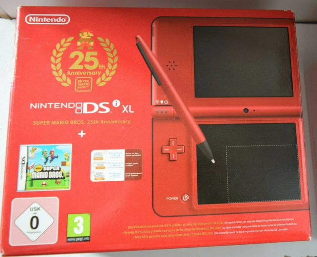 Console Nintendo DSI XL 25th anniversaire Mario en boite TBE