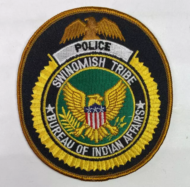 Swinomish Tribe Police Indian Affairs Washington WA Patch C9