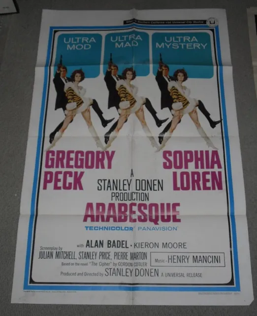 Arabesque Original 1sh Movie Poster