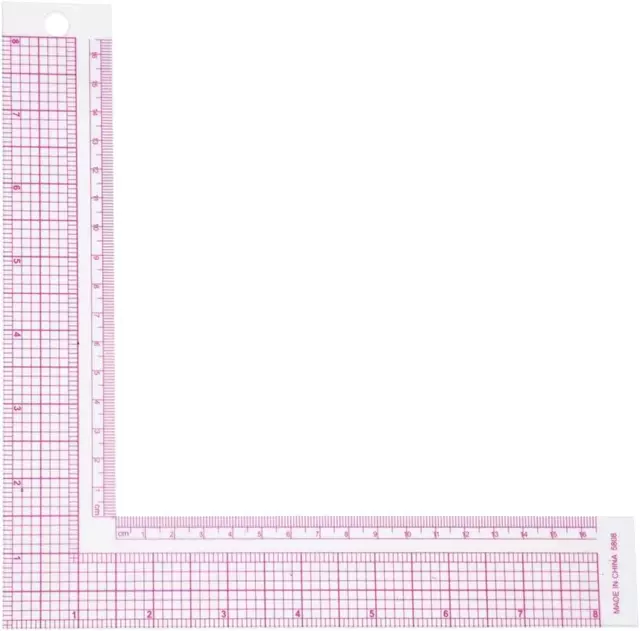 Plastic L Square Ruler Framing Tools Curve Sewing Measure L Ruler Tailor Craft