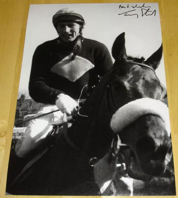 Tommy Stack Red Rum Hand Signed 12X8 Photo  Grand National