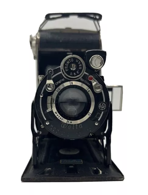 Original Gauthier Welta Progress Folding Camera with Case