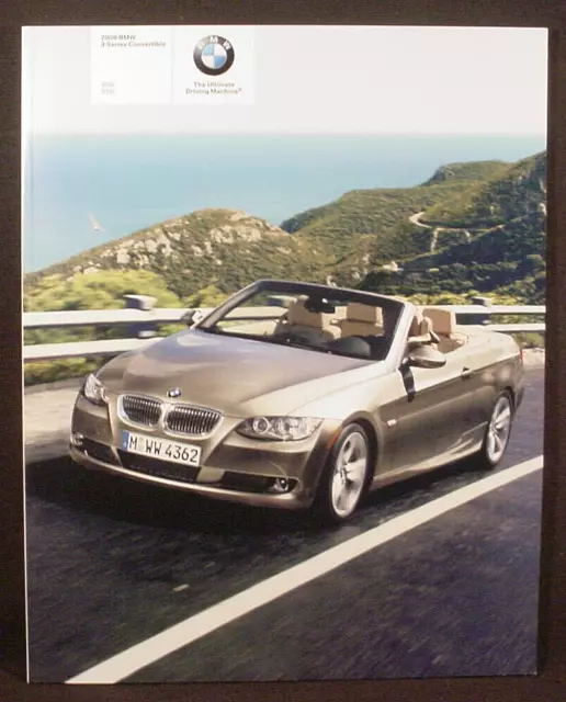 2008 BMW 3 Series Convertible Sales Brochure  - NEW OLD STOCK