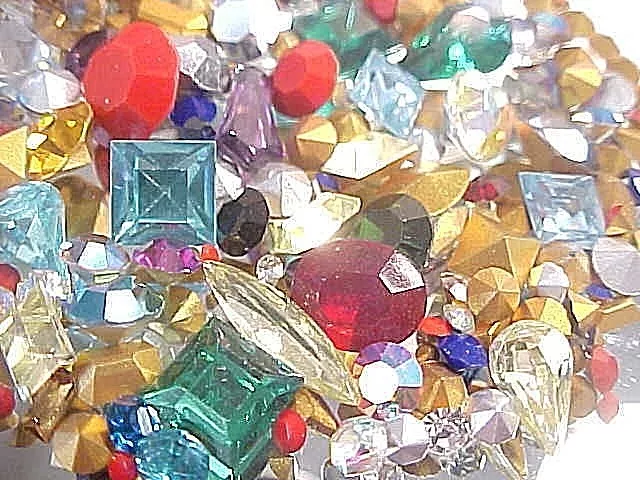 120 Swarovski Crystal Vtg Loose Rhinestones Huge Lot Jewelry Repair Design Nos