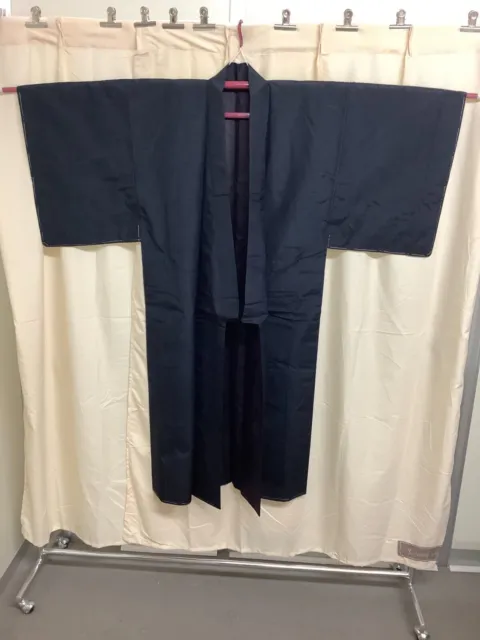 Kimono vintage giapponese Haori set design interno in pura seta Altezza...
