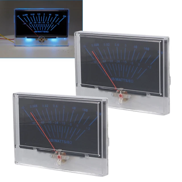 VU METER AUDIO Level High Accuracy Pointer Type Digital Power Amplifier ...