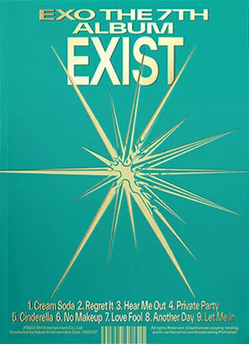 EXO [EXIST] 7th Album PHOTO BOOK O Ver/CD+POSTER+P.Book+Post Card+Card SEALED