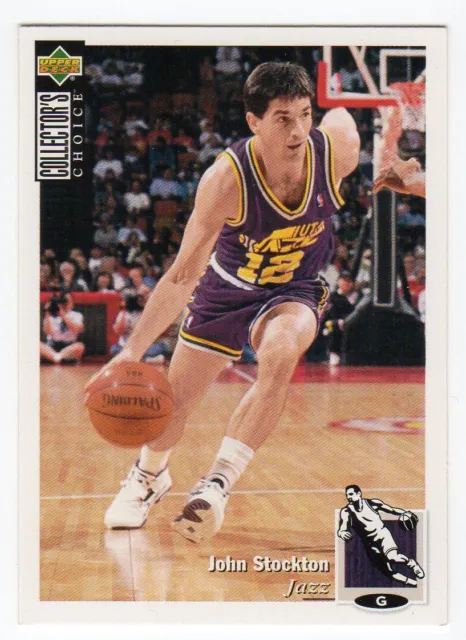 figurina CARD BASKET NBA 1993/94 NEW numero 422 JOHN STOCKTON