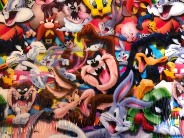Hydrographic Film Looney Toons 100 Cm Hydro Dipping Hydrographics Rolled