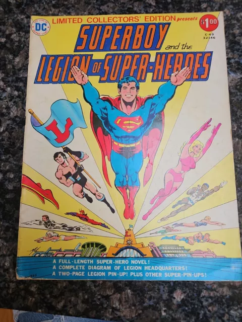 DC Limited Collectors' Edition Superboy and the Legion Of Super-Heroes C-49 1976