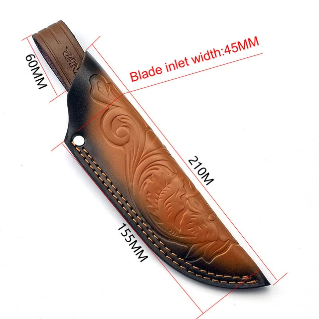 Fodero dritto pelle bovina pelle outdoor cintura loop custodia protettiva