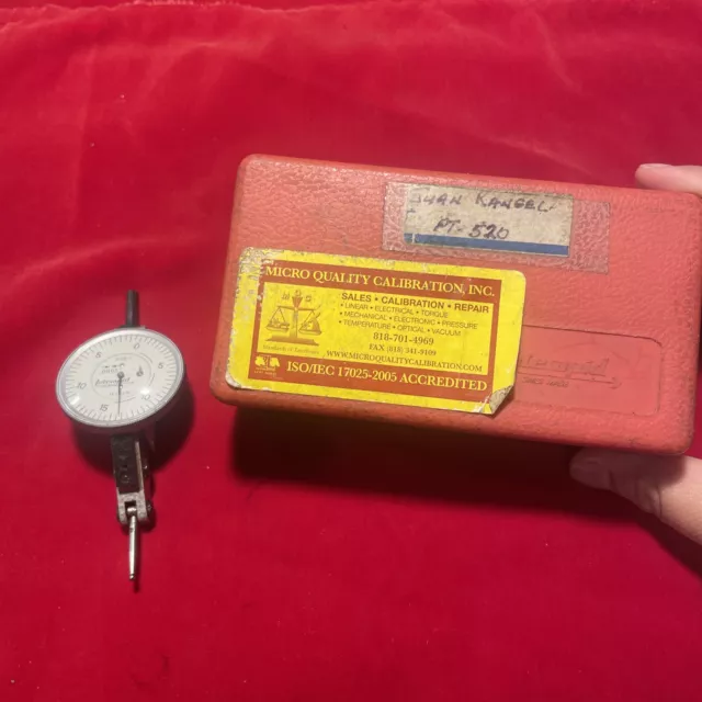 Interapid .0005 Dial Test Indicator 312B-1 Swiss Made Inspection Tool