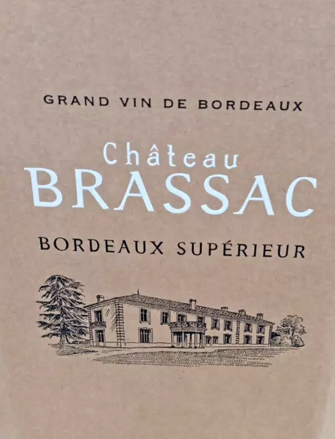 Drei! vom 139 WDPunkte  3x Château Brasac 17 Bordeaux Supérieur 750ml 14%