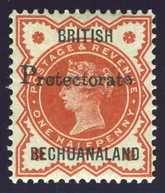 Bechuanaland 1888 QV ½d vermilion very fine mint. SG 40. Sc 52.