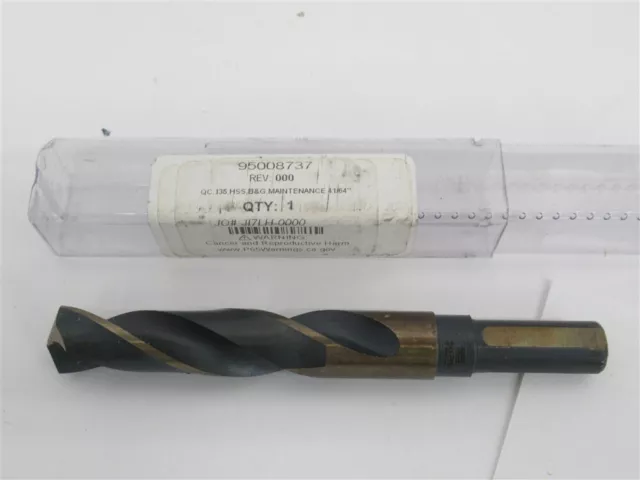 95008737 , 41/64" HSS Maintenance Length Drill Bit