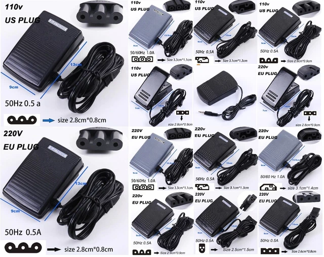 SEWING MACHINE FOOT Pedal Speed Adjust Controller Motor Accessories