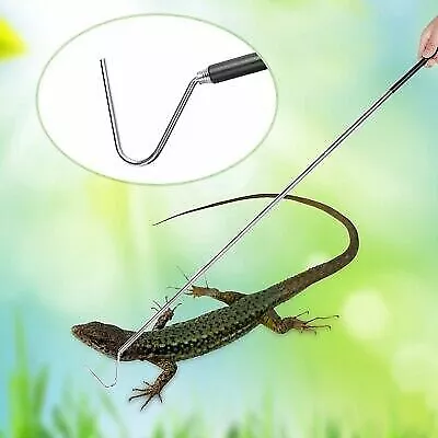 50 Aluminium Snake Lizard Catcher Adjustable Tongs Reptile