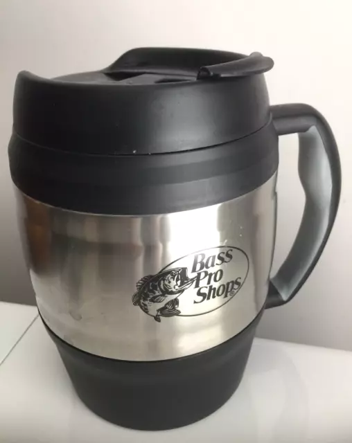 Bubba Keg 52 oz Insulated Travel Mug Black & stainless Flip Top Bass Pro Shops