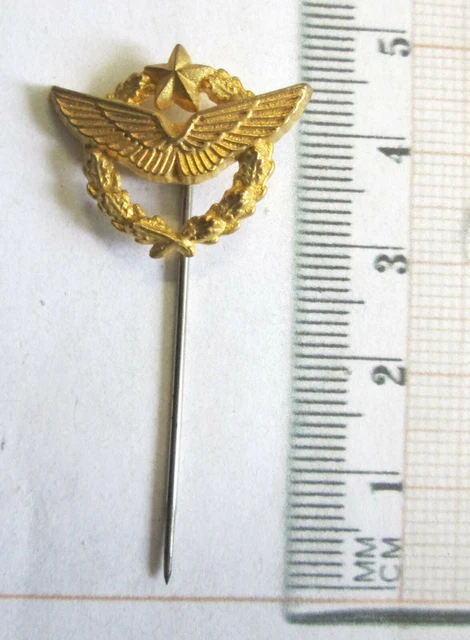 Broche Pilote D’avion Dorée à L’or Fin – Insigne Armée De L’air, Bon état