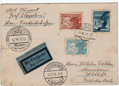 Condor Zeppelin Beleg Condor Zeppelin Brésil 1931 N. 
