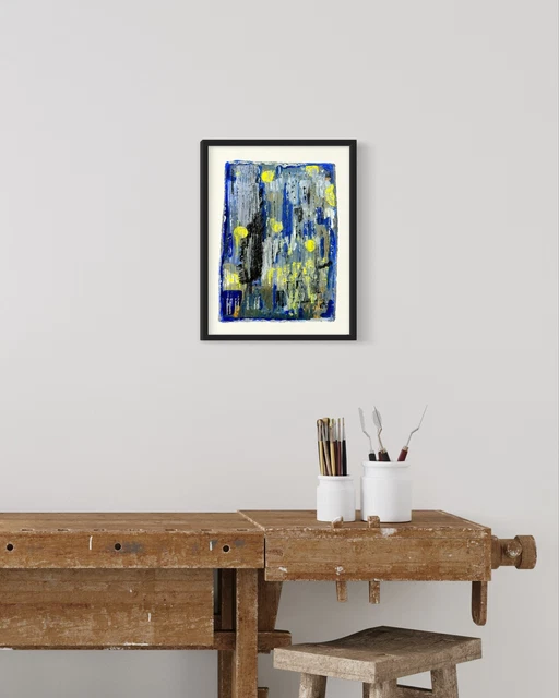Van Gogh Inspired Original Abstract Painting