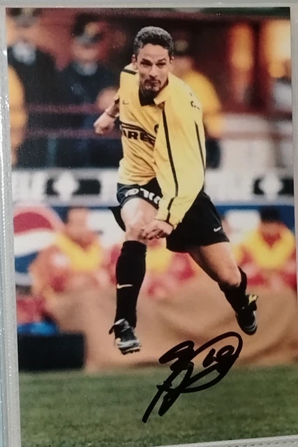 Quadro Con Autografo Roberto Baggio Juventus - Cornice 25.4x20.3cm | Cimelio Da Collezione - Foto 12