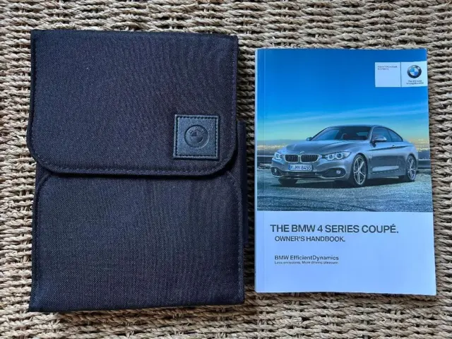 Bmw 4 Series Coupe Owners Handbook Manual & Wallet 14-20 2016 Print