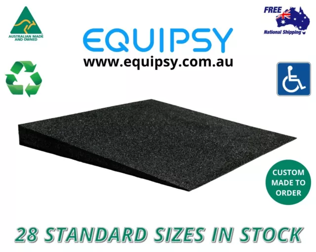 1:10 Wheelchair Access Rubber Ramp Threshold Doorway Disability 28 sizes Instock