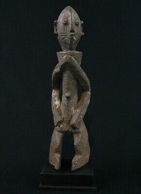 Art African Arts First Statue D' Old Iagalagana Mumuye On Base - 34 CMS