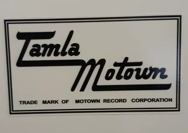 inside Car Window decal printed on Static Cling Tamla Mowtown