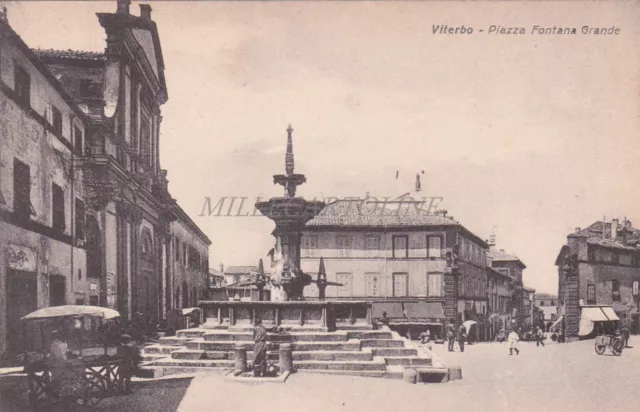VITERBO - Piazza Fontana Grande, Cartolina