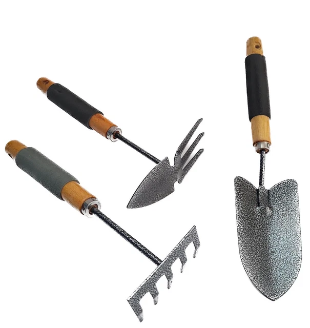 GARTEN GERÄTESET HANDKULTIVIERER Handschaufel SchaufelHandharke Harke