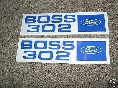 1969 1970 Mustang Boss 302 Valve Cover Decals