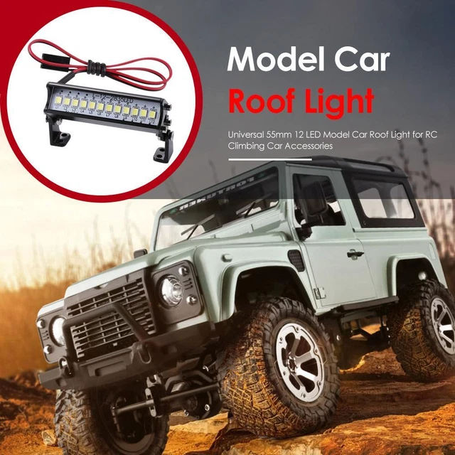 A UNIVERSAL 55MM 12 LED Model Car Roof Light for RC Climbing Car