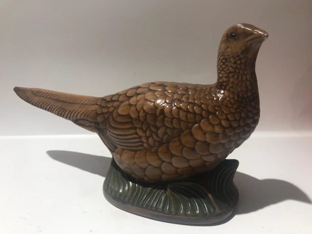 Vintage Arnels Ceramic Pottery Painted Female Pheasant 