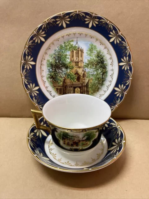 WEDGWOOD GENIUS COLLECTION Historic Town Of Oxford Trio Cup Saucer