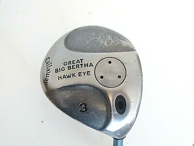 Callaway GREAT Big Bertha Hawk Eye 3 legno Gemme Donna Albero di Grafite Flex 
