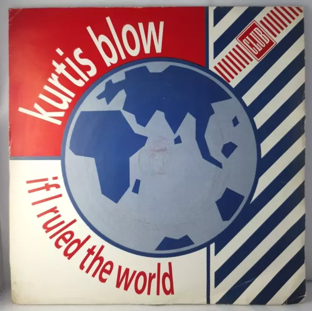 Kurtis Blow - If I Ruled the World 7" VINYL Club 1985 Dub Version