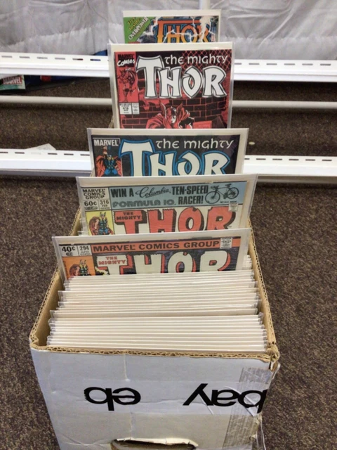 Marvel Comics The Mighty Thor Run Lot 265-502 Plus More 1977 - Missing in Bio